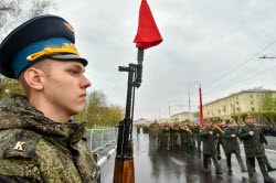 Генеральная репетиция парада Победы в Красноярске