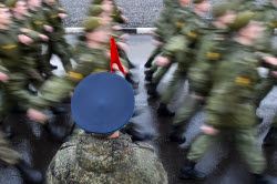 Генеральная репетиция парада Победы в Красноярске