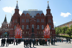 Preparations Underway For Victory Day Events In Moscow