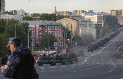 Генеральная репетиция парада Победы в Москве
