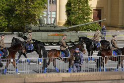 Генеральная репетиция парада Победы в Москве