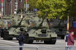 Генеральная репетиция парада Победы в Москве