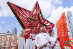 Flowers of Victory event in Moscow