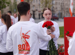 Flowers of Victory event in Moscow