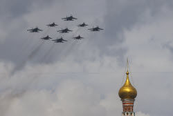 Генеральная репетиция парада Победы в Москве