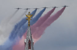 Генеральная репетиция парада Победы в Москве