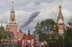 Генеральная репетиция парада Победы в Москве