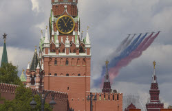 Генеральная репетиция парада Победы в Москве