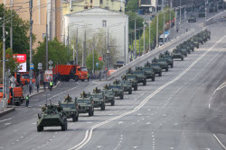 Генеральная репетиция парада Победы в Москве