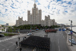 Генеральная репетиция парада Победы в Москве