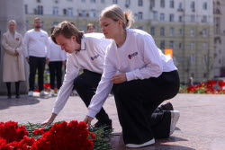 Flowers of Victory event in Moscow