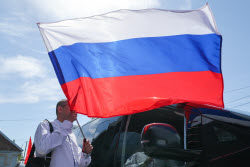 Автопробег в Мелитополе в честь 80-й годовщины Победы в Великой Отечественной войне 