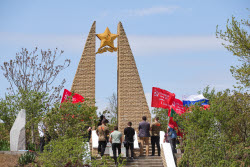 Автопробег в Мелитополе в честь 80-й годовщины Победы в Великой Отечественной войне 
