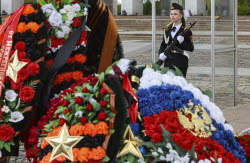 Preparations for upcoming Victory Day in Moscow