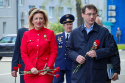 Russian Foreign Ministry Spokeswoman Zakharova visits Moscow's Vpered machine-building plant