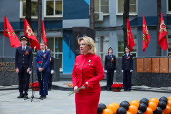 Russian Foreign Ministry Spokeswoman Zakharova visits Moscow's Vpered machine-building plant