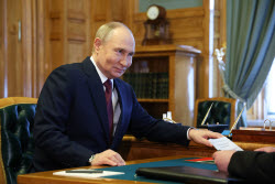 Встреча президента РФ Путина и главы Чечни Кадырова