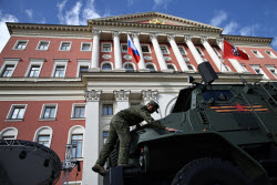 Генеральная репетиция парада Победы в Москве