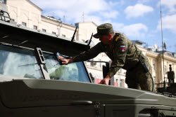Генеральная репетиция парада Победы в Москве