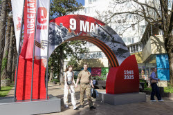 Sochi decorated for Victory Day