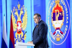 Выступление президента Республики Сербской Додика в Москве
