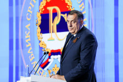 Выступление президента Республики Сербской Додика в Москве
