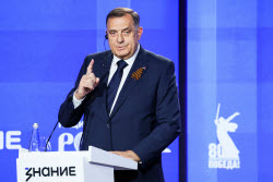 Выступление президента Республики Сербской Додика в Москве