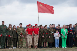 (+VIDEO) Remains of Red Army soldiers reburied in Zaporozhye Region, Russia