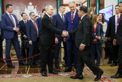 Обед от имени президента РФ Путина для глав иностранных делегаций