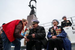 Victory Day parade in Vladivostok, Russia