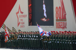 Victory Day parade in Yekaterinburg, Russia
