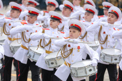 Victory Day parade in Yekaterinburg, Russia