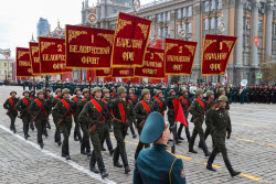 Victory Day parade in Yekaterinburg, Russia