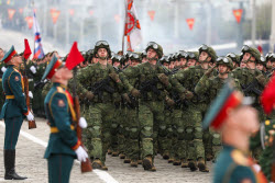Victory Day parade in Yekaterinburg, Russia