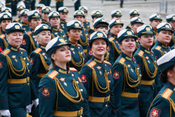 Victory Day parade in Yekaterinburg, Russia