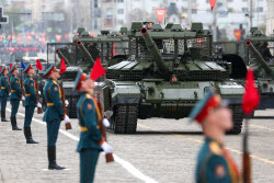 Victory Day parade in Yekaterinburg, Russia