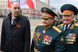 Victory Day parade in Yekaterinburg, Russia