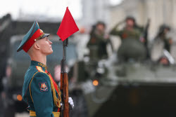 Victory Day parade in Yekaterinburg, Russia