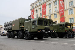 Victory Day parade in Vladivostok, Russia