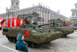 Victory Day parade in Yekaterinburg, Russia