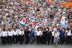 Immortal Regiment event in Bishkek, Kyrgyzstan
