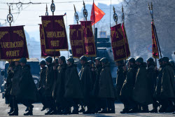 Victory Day parade in Chita, Russia