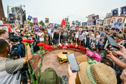 Immortal Regiment event in Bishkek, Kyrgyzstan