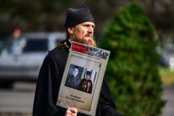 Immortal Regiment event in Bishkek, Kyrgyzstan