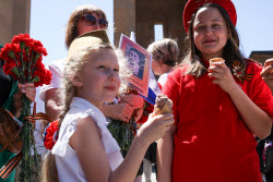 Immortal Regiment event in Yerevan, Armenia