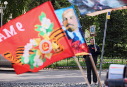 Празднование Дня Победы в Луганске