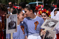 Immortal Regiment event in Yerevan, Armenia