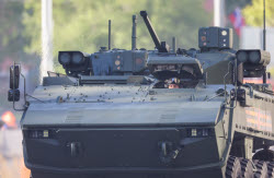Military hardware heads for Moscow's Red Square on Victory Day