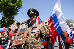 Immortal Regiment event in Yerevan, Armenia