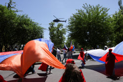 Immortal Regiment event in Yerevan, Armenia
